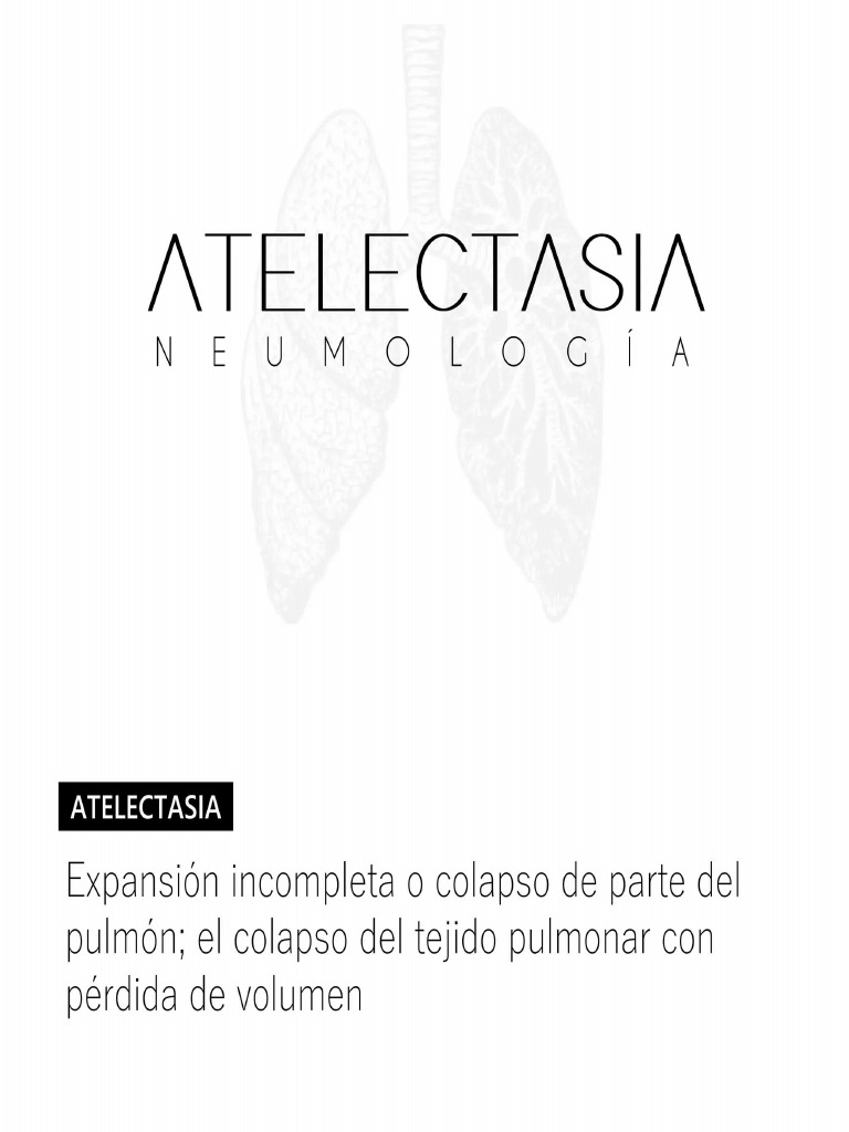 Atelectacia | PDF