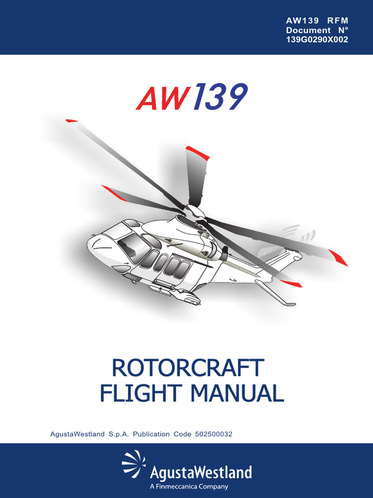 AW139 Rotorcraft Flight Manual | PDF | Helicopter | Rotorcraft