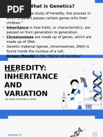 Comprehensive Genetics Study Guide | PDF