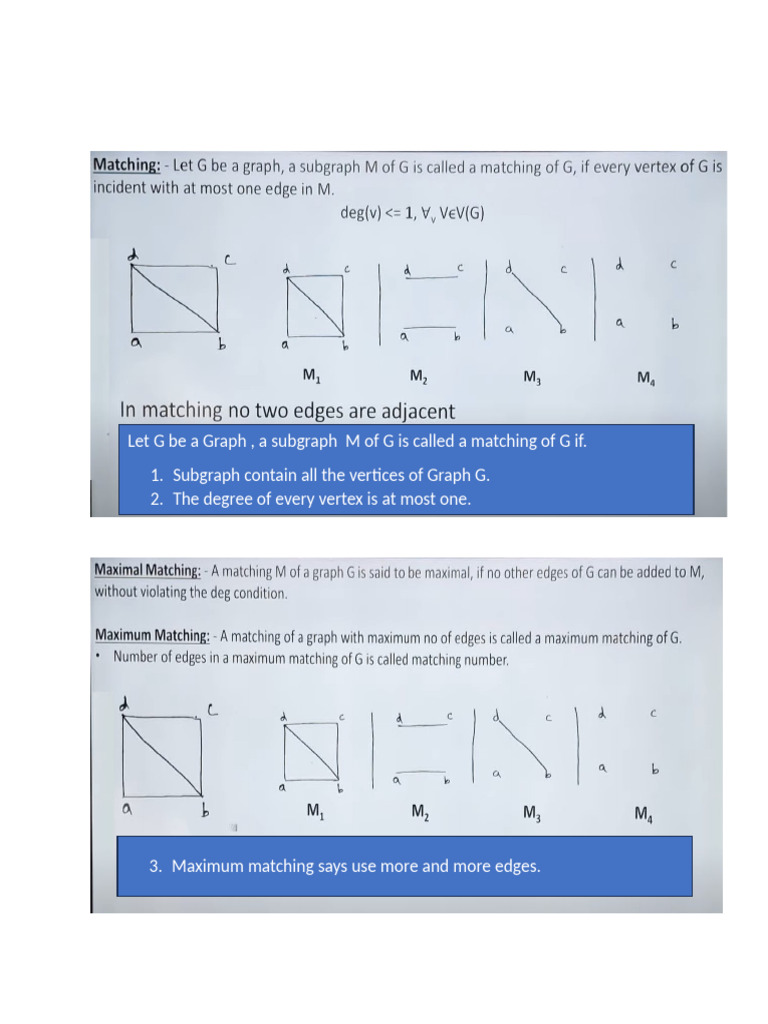 Matching | PDF