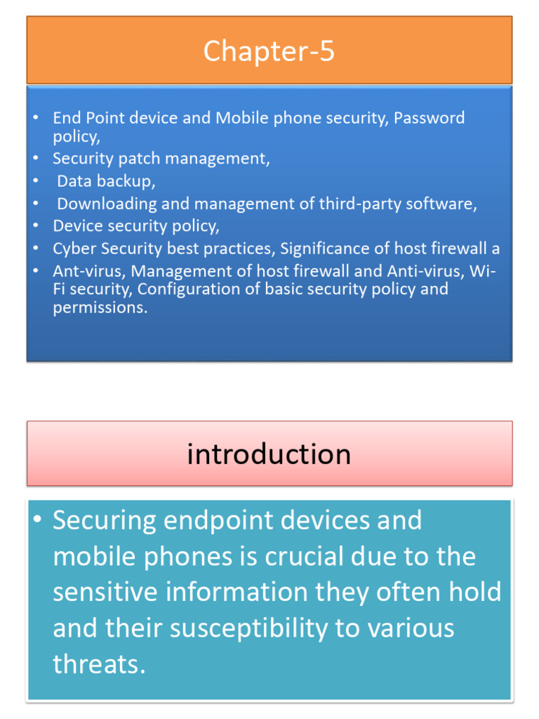 chapter -5 | PDF | Security | Computer Security