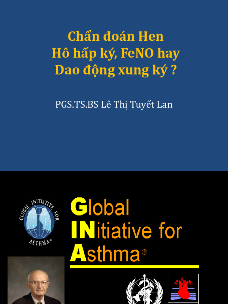 Chẩn đoán hen - Hô hấp kí, FeNO hay IOS (PGS Lan) 01-2024 | PDF
