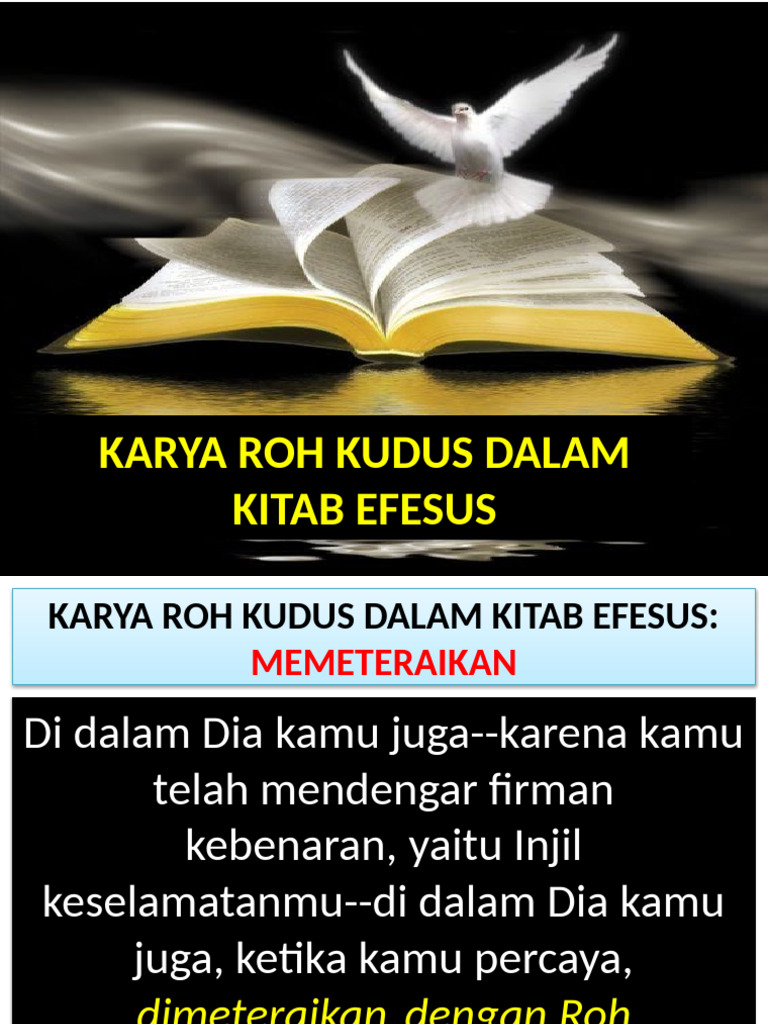 Karya Roh Kudus dalam Efesus | PDF
