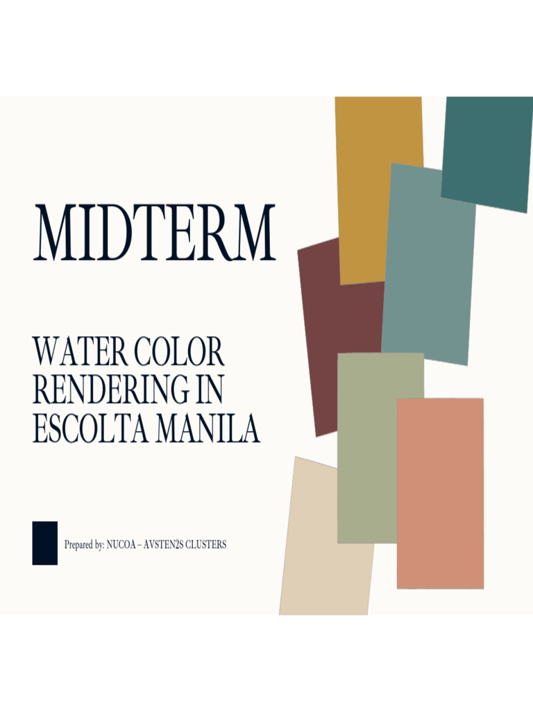 VT2. Midterm Plate - Escolta | PDF | Composition (Visual Arts ...