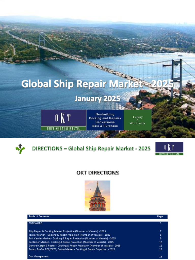 OKT - Global Ship Repair Market - 2025 | PDF | Ships | Shipbuilding