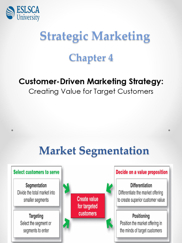 Chapter 4 (1) | PDF | Market Segmentation | Marketing