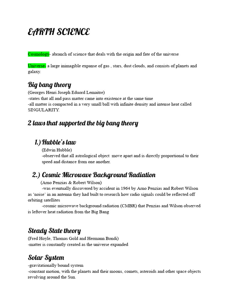 Earth Science Pdf Rock Geology Waste