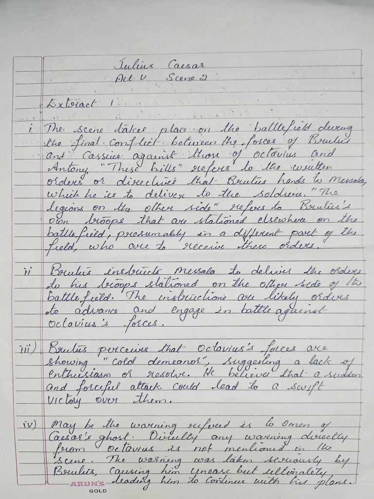 English 2 (Act V Scene 2) | PDF