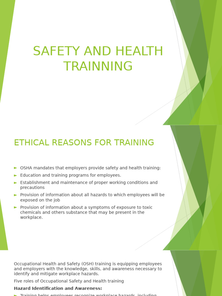 Essential OSHA Safety Training Guide | PDF | Occupational Safety And ...