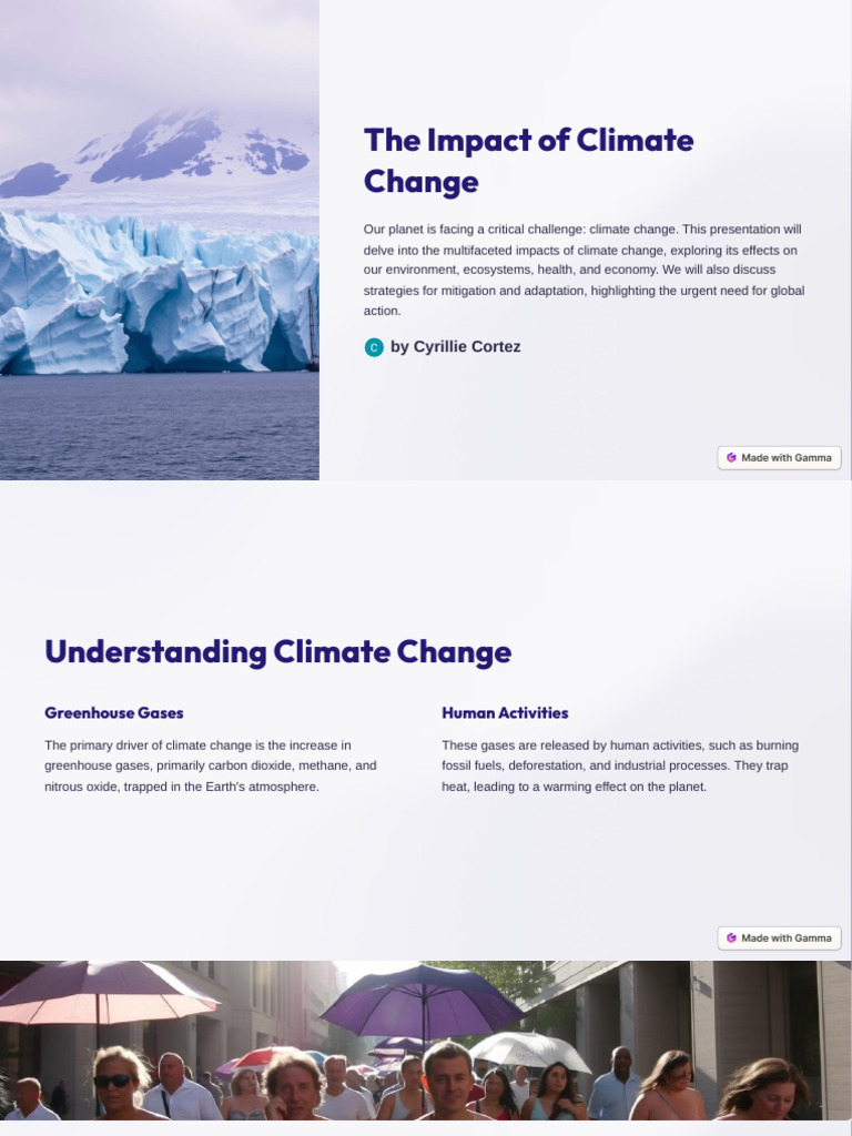 The Impact of Climate Change | PDF | Climate Change | Climate Change ...