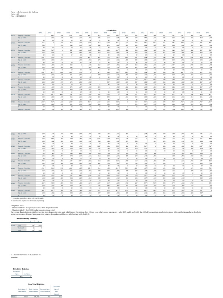Correlations | PDF