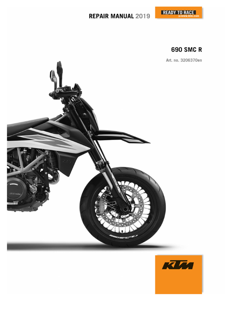 2019 KTM 690 SMC R Service Repair Manual | PDF