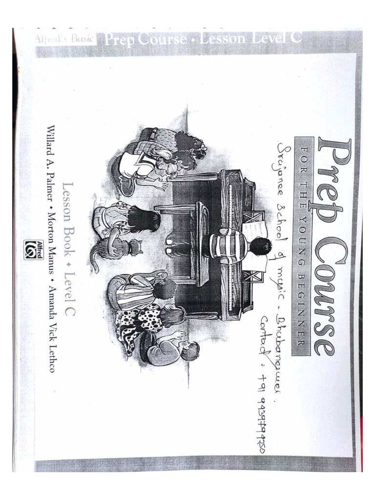 Piano Beginners Level - C - Srujanee School of Music Bhubaneswar | PDF