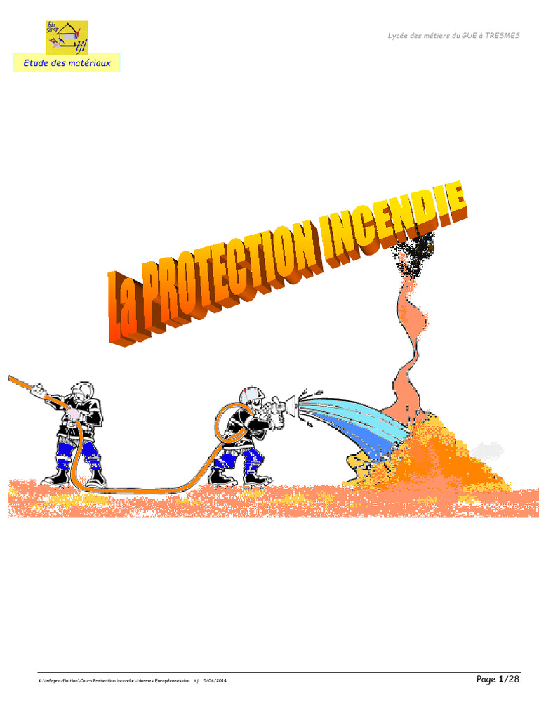 Protection incendie : normes et matériaux | PDF | La combustion ...