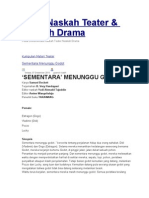 Sinopsis Pementasan Drama Godot