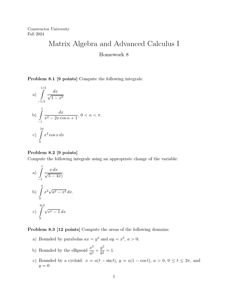 Homework 8 | PDF