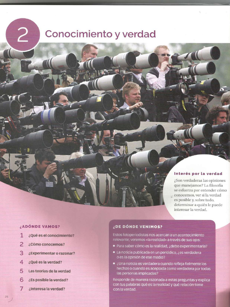 Tema 2 Conocimiento Y Verdad Pdf