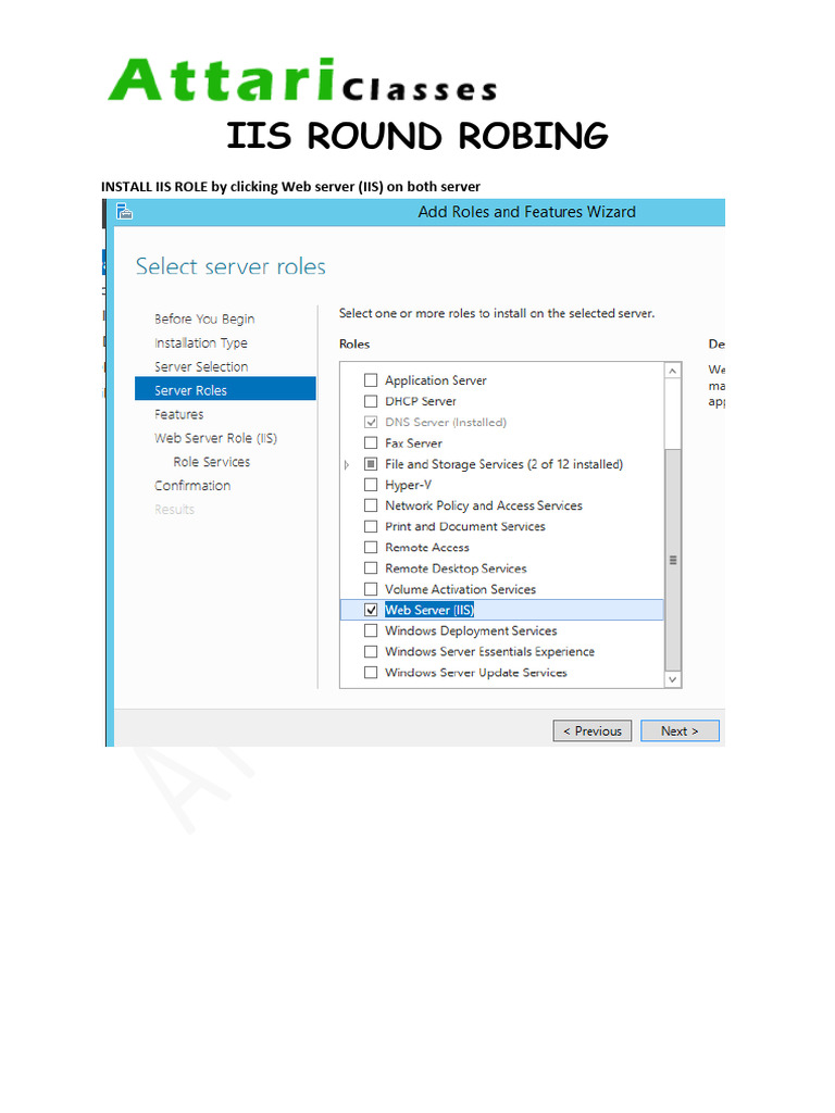 IIS NLB Setup Guide for Attari.com | PDF