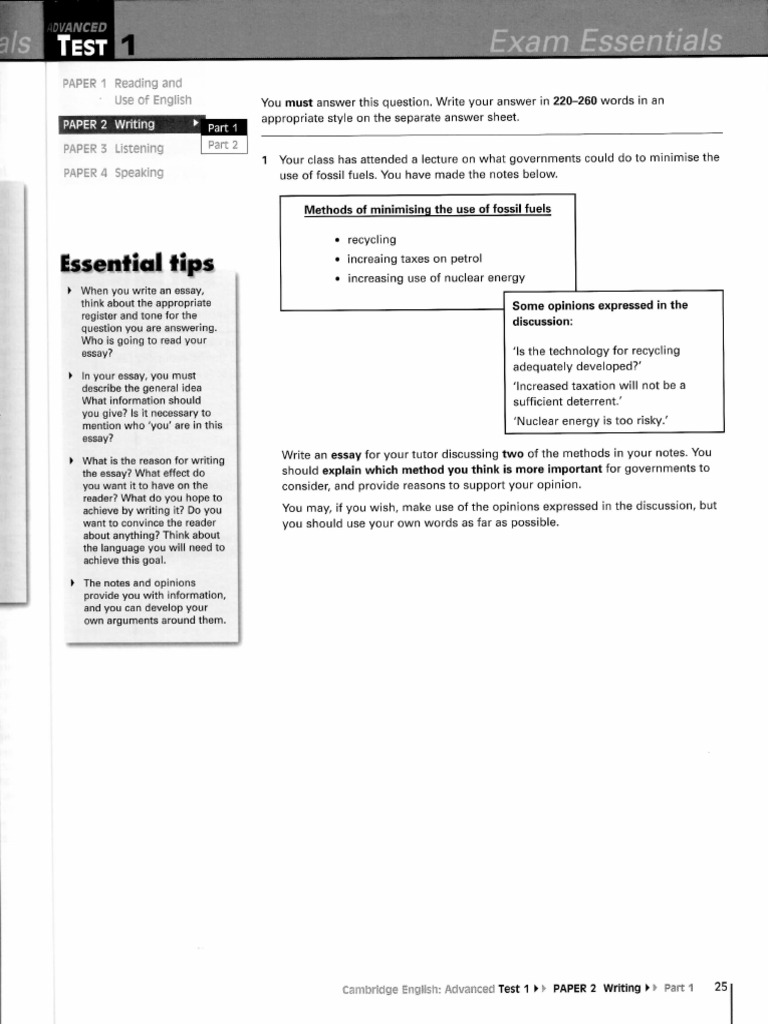 Advanced English Test Preparation Guide | PDF | Verb | Part Of Speech