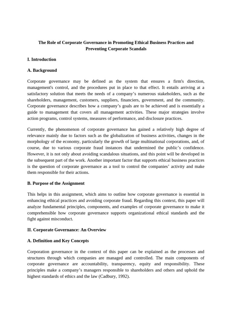 Abdullah 01 | PDF | Corporate Governance | Governance