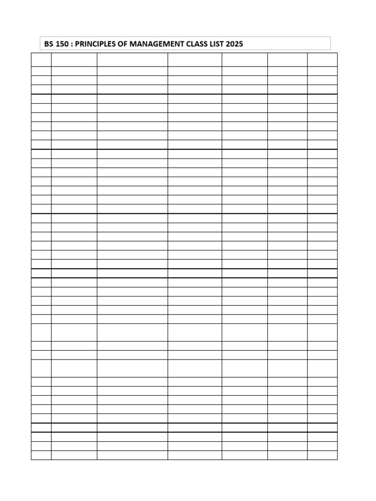 Tridah Group Class List 2025 | PDF