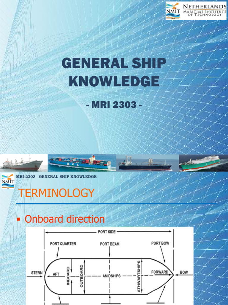 MRI 2302 CH 2-Ship Construction 1.terminology | PDF | Hull (Watercraft ...