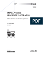 Small Vessel Machinery Operator: 1 Edition