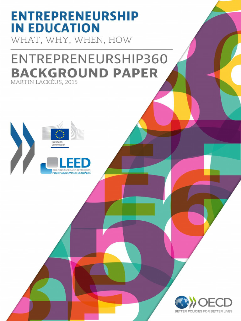 Entrepreneurship in Education | PDF | Entrepreneurship | Project Based ...