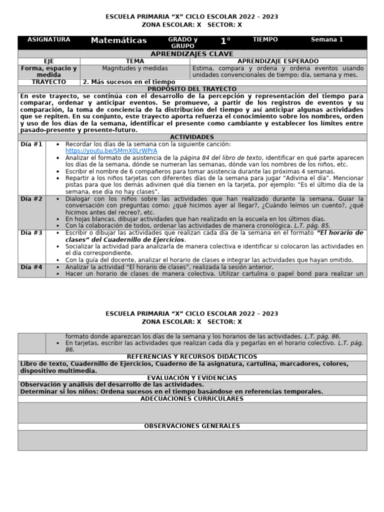 Actividades de Matemáticas 1° Grado | PDF | Educación primaria ...