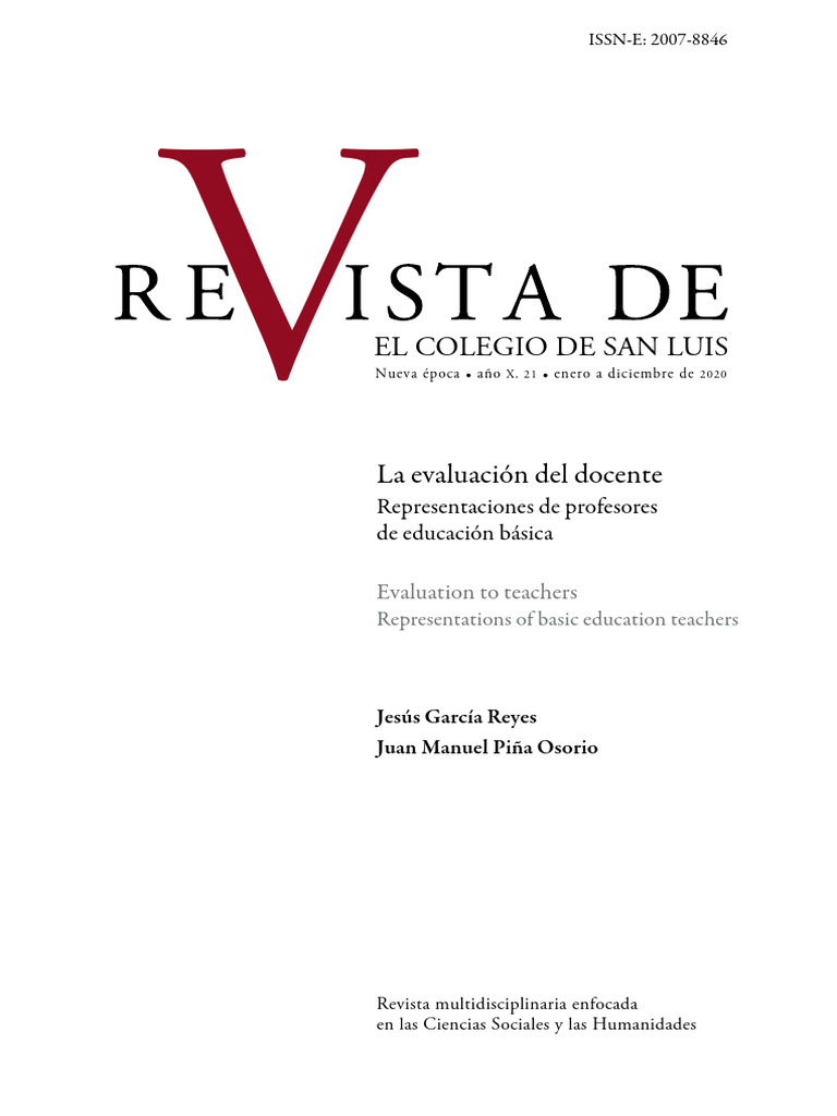 La Evaluación Al Docente | PDF | Maestros | México