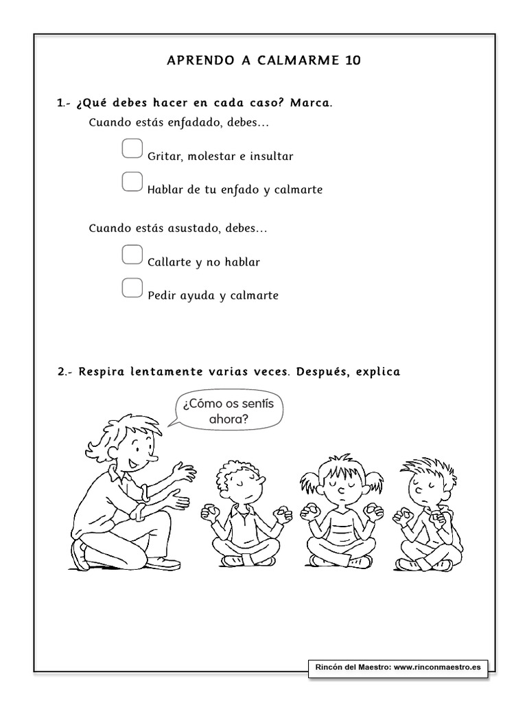 Aaprendo A Calmarme | PDF