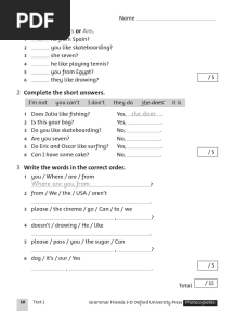 Grammar Friends 3Tests