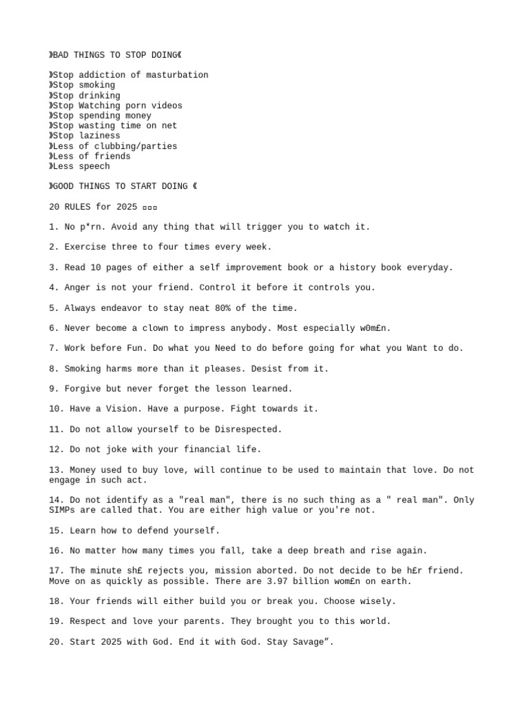 Plansgoals For 2025 250105 080955 Pdf