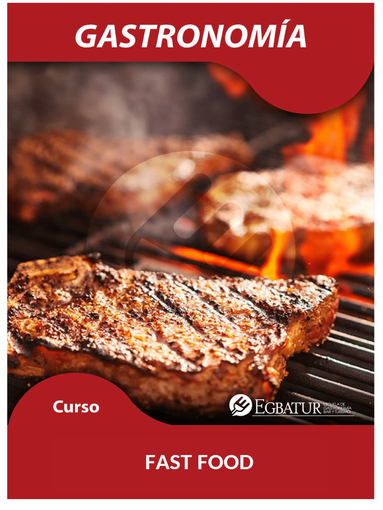 Manual de Cocina Fast Food EGBATUR | PDF | Hamburguesas | Salsa