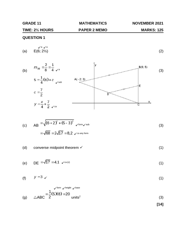 Solving Grade 11 Math Problems | PDF | Mathematics