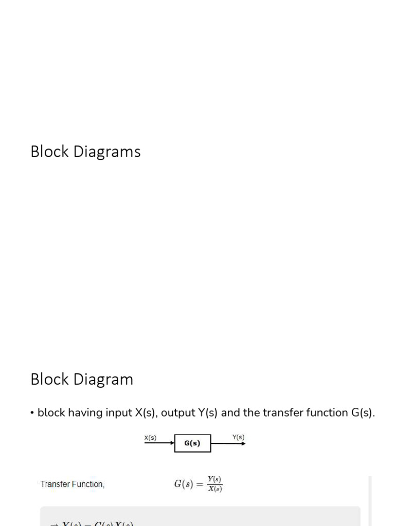 Block Diagram Reduction Techniques | PDF | Feedback | Electronic ...