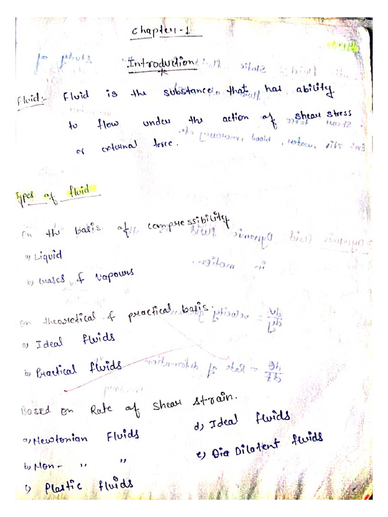 Hydraulics and Pneumatic Chap 1 Notes | PDF