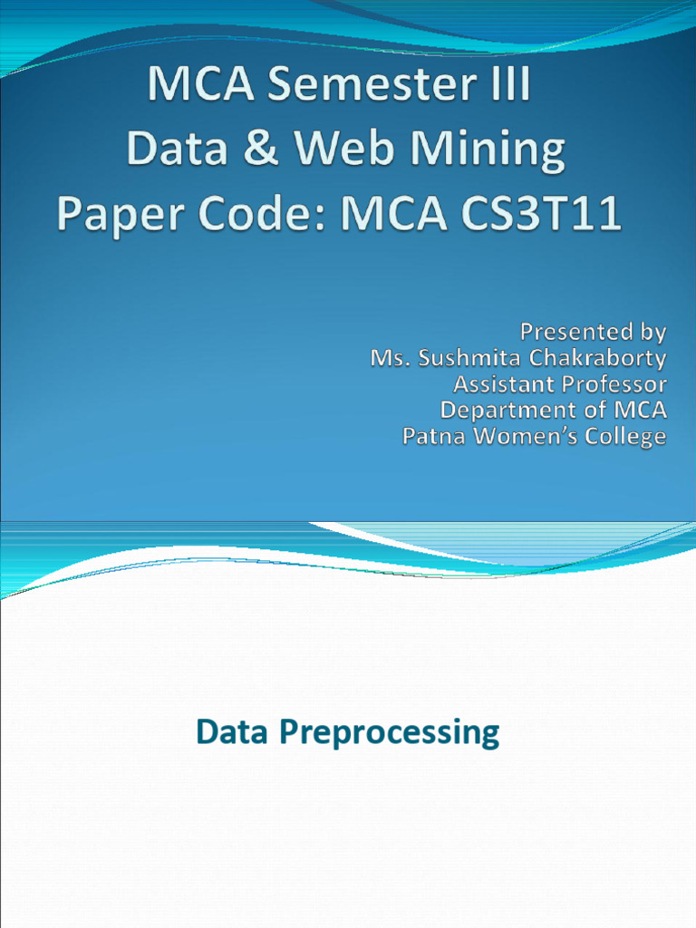 29426data Preprocessing - Data Reduction | PDF | Data | Data Warehouse