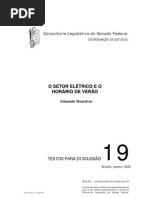 O setor elétrico e o horário de verão