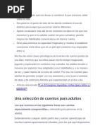 Cuentos Cortos Para Adultos Reflexivos PDF Adultos