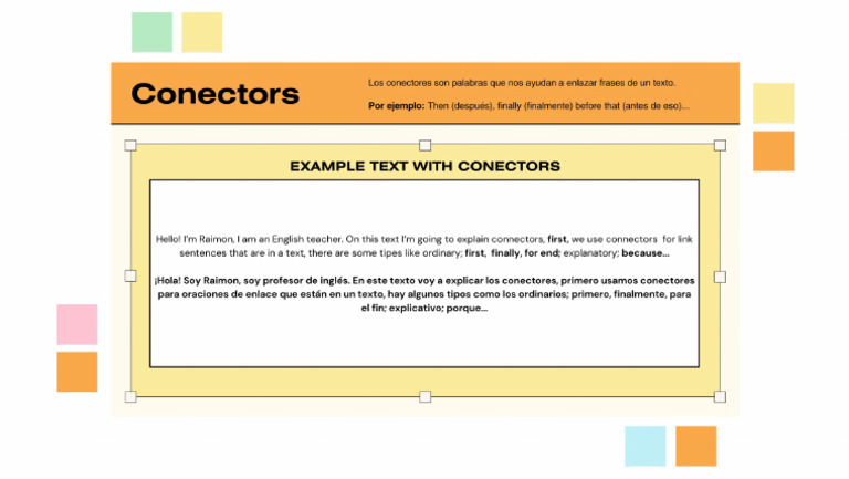 Conectors (Explicación) | PDF