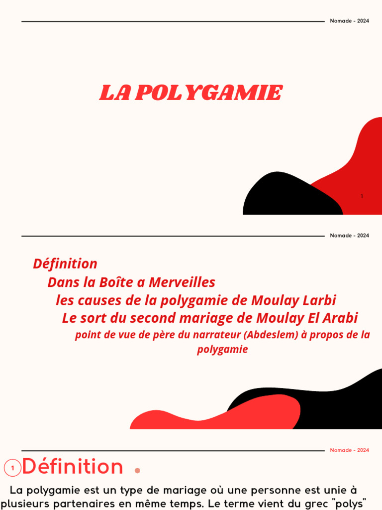 Définition et causes de la polygamie | PDF | Polygamie