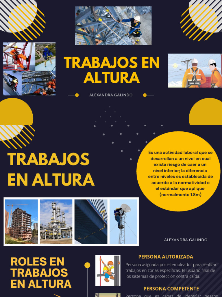 Trabajos en Altura: Seguridad y Roles | PDF