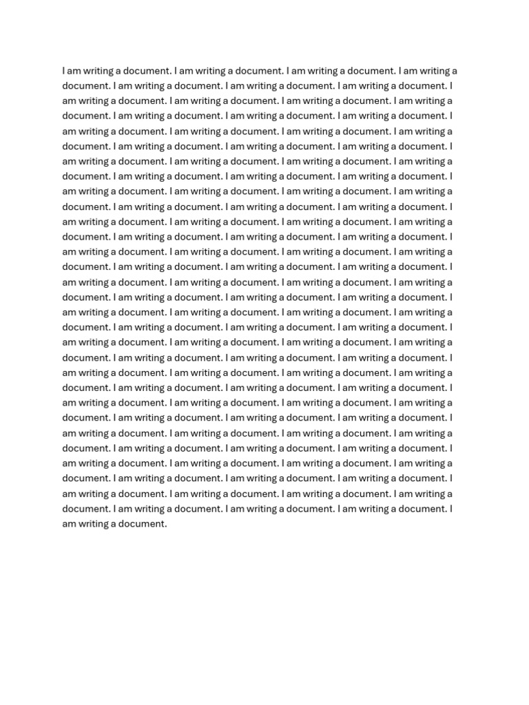 Repetitive Document Writing Insights | PDF