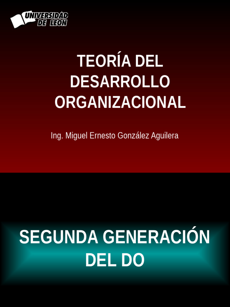 3teoría Del Desarrollo Organizacional 3 Rev 1 | PDF | Liderazgo | Hipótesis