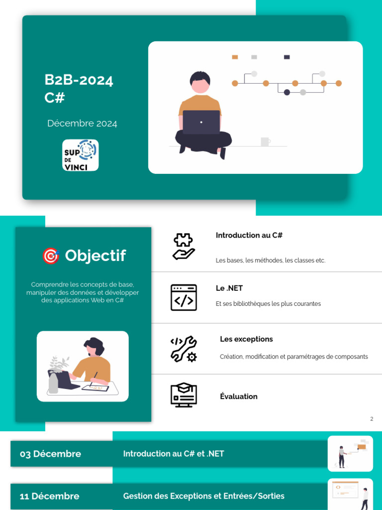 Introduction à C# et .NET en 2024 | PDF | C# (Langage de programmation ...