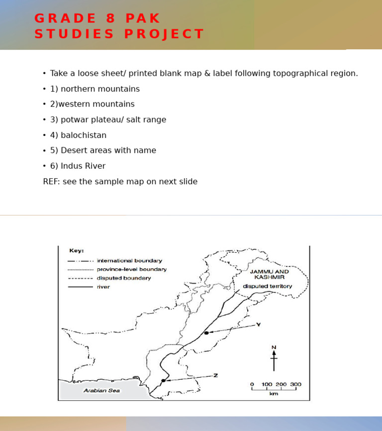 Grade 8 Topographical Map Project | PDF
