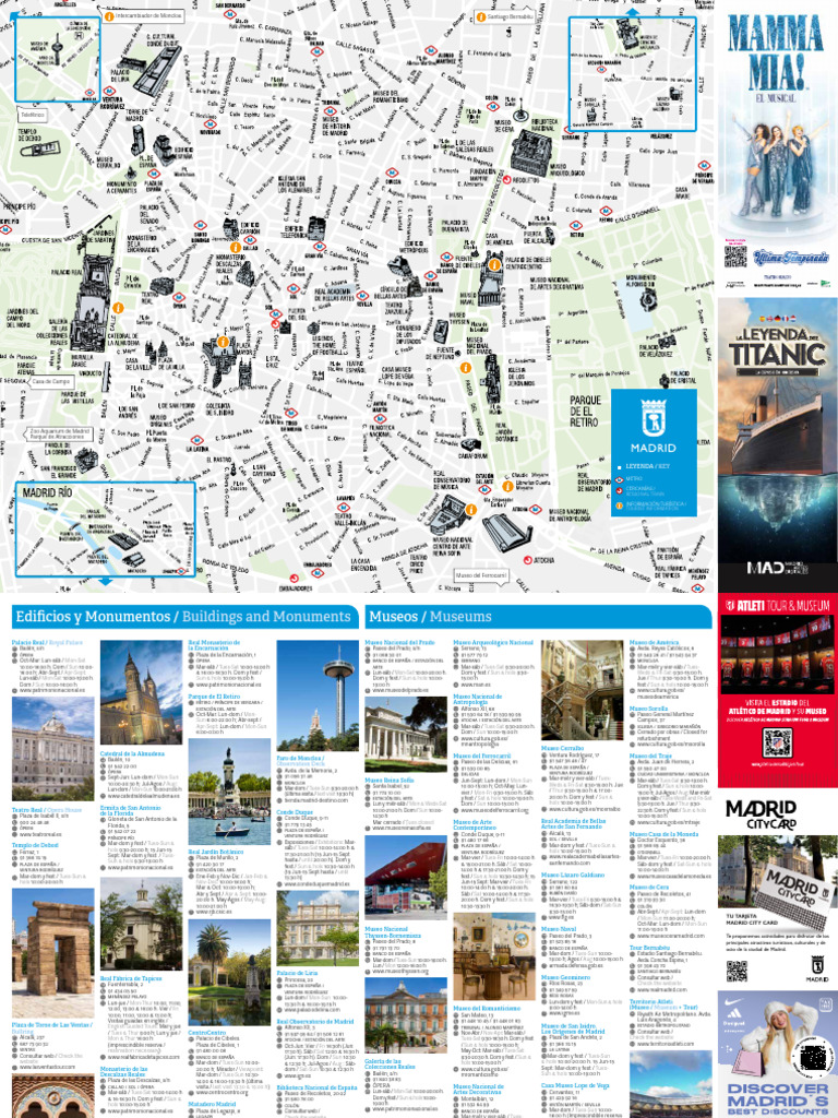 Mapa Turístico de Madrid Centro | PDF | Museo | Museología