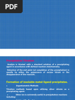 Understanding Argentometric Titration | PDF | Titration | Chemistry