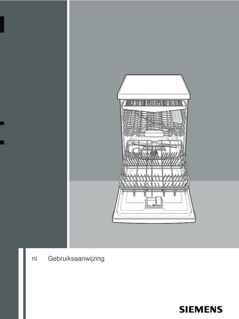 Gebruiksaanwijzing Siemens Vaatwasser Chemistry Engineering